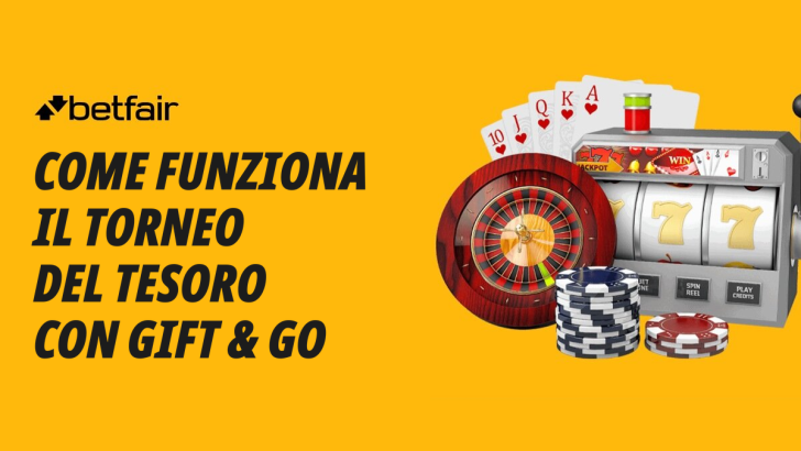 Torneo del tesoro: vinci premi con Gift & Go