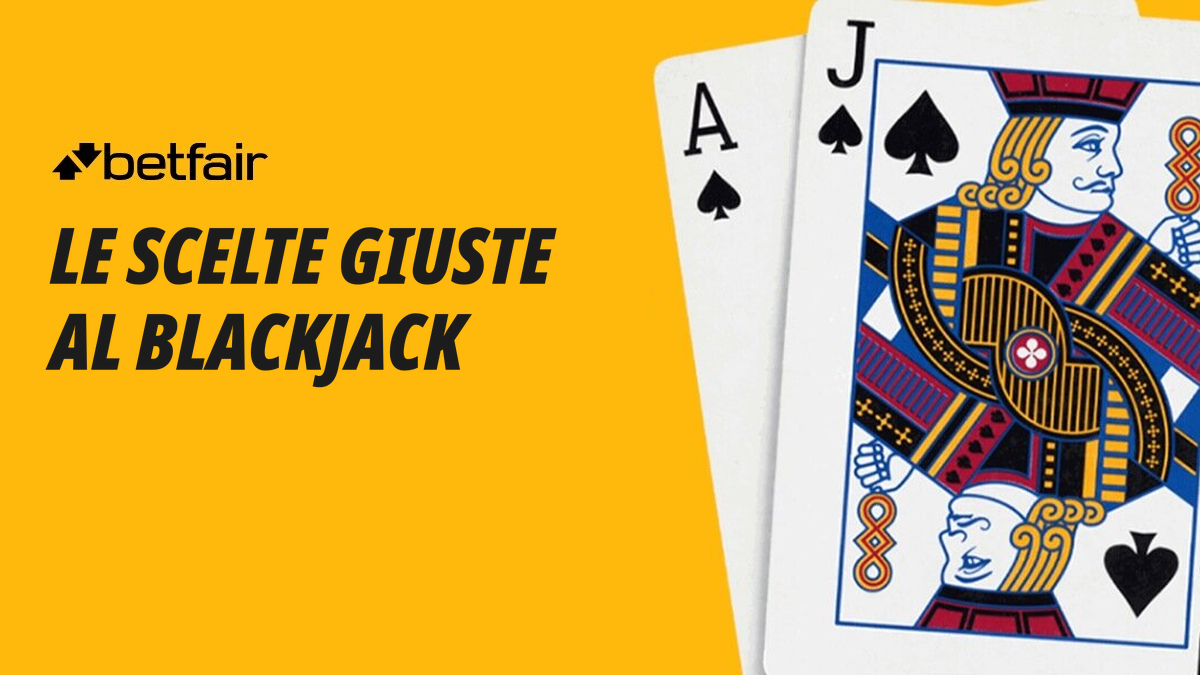 Strategia di base del blackjack con tabella